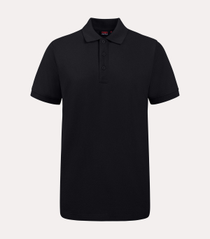 Mens Polo Shirt-Black-XS